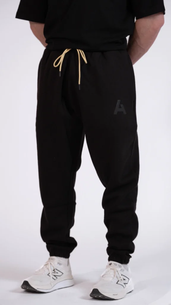 Terry sweatpants APTE noir