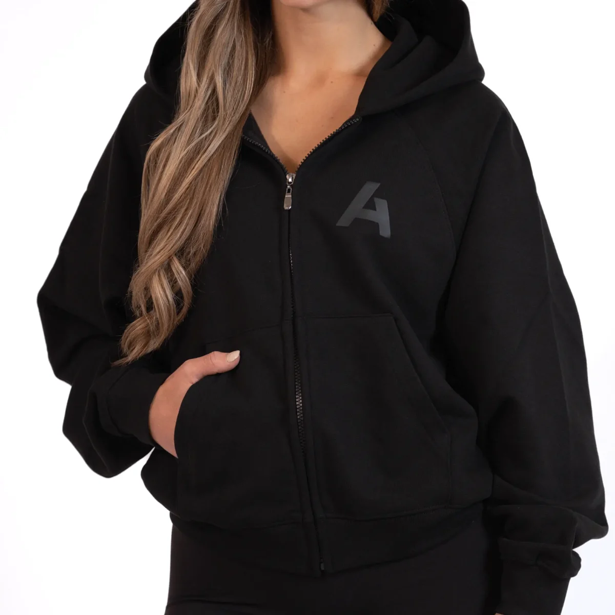 Oversized Scuba Zip Hoodie APTE