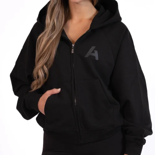 Oversized Scuba Zip Hoodie APTE
