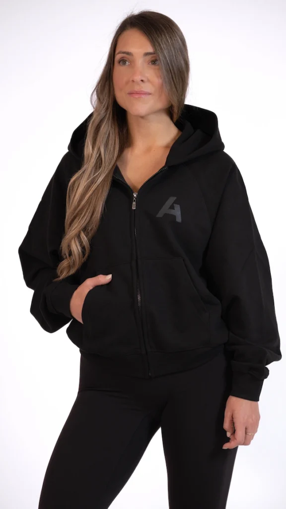 Oversized Scuba Zip Hoodie APTE